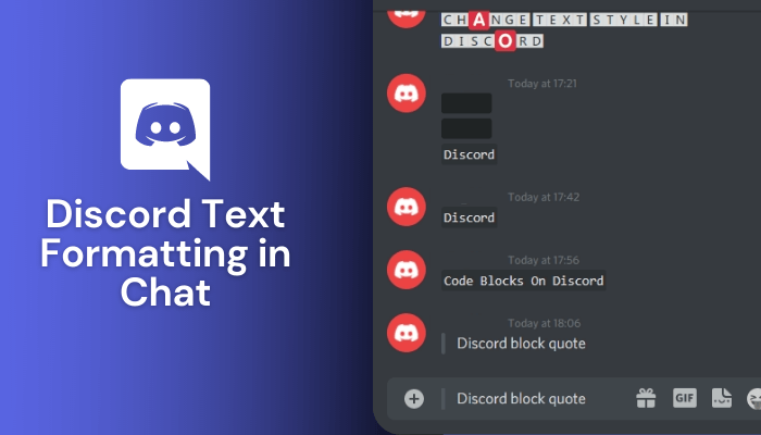 Discord text formatting